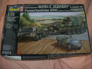 1/72 レベル 戦車トレーラー SLT50-3エレファント &PzH2000&FENNEK