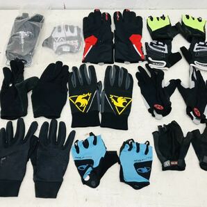 z0507-12 ★ グローブ 各種/ ルコック/ OGK KABUTO / EXPグローブ/ FORCE / BBB / PEARL iZUMi 他 まとめて サイズ様々 保管品 現状品の画像1