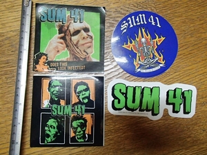 *AKMS* SUM 41 サム フォーティーワン ステッカー　セット WARPED TOUR PUNK パンク ROCK GREEN DAY スマパン レッチリ グリーンデイ