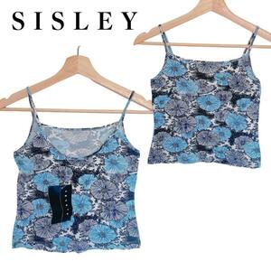 1887 new goods tag attaching SISLEYsi attrition - floral print camisole stretch 