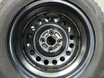 パT7445■155/65R14 North Trek N3i スチールホイールセット 4.5J 4H PCD100★条件付送料無料★2021年製 スタッドレス ムーヴ デイズ 軽_画像6