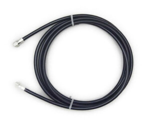 * prompt decision pressure put on F type connector attaching coaxial cable S-5C-FB 3m black 