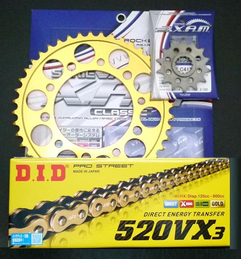新品:heart_suit:XAM ゼファー400スチールスプロケットセット