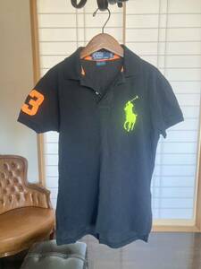 Poloral Flen Ralph Lauren Big Pony Ralph Lauren Polo рубашка S черный черный желтый