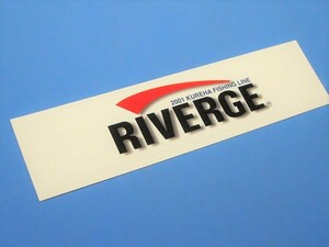 シーガー Seaguar リバージ RIVERGE 白 ステッカー 約156×43mm シール