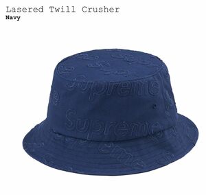 　Supreme Lasered Twill Crusher シュプリーム　ハット　新品