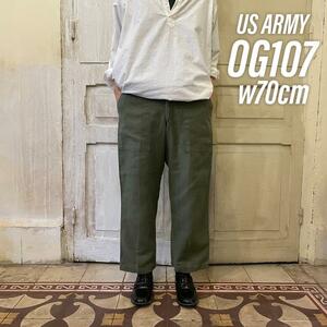 GD147 US ARMY the US armed forces America army Baker pants 70s OG107