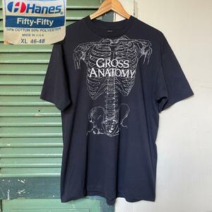 GF57 Tシャツ GROSS ANATOMY 骨格標本 89年 80s