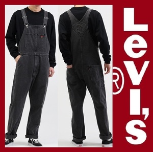 M размер * обычная цена 12100 иен * новый товар Levi's комбинезон Vintage Classic высокая прочность хлопок Denim комбинезон чёрный 79107-0006