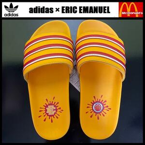 29.5cm ★ 新品 adidas × ERIC EMANUEL ADILETTE ERIC アディダス オリジナル アディレッタ サンダル マクドナルド コラボ H02574