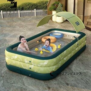  high quality * air pool vinyl pool playing in water large rectangle home use pool for children vinyl pool baby pool Kids pool 210*145*60cm