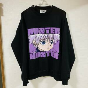 HUNTER×HUNTER (ハンターハンター) - 3Lサイズ 黒色 トレーナー スウェット キルア KILLUA ゾルディック家 大きめ (新品タグ付き未使用品)