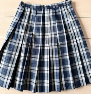 制服 チェック プリーツ スカート W66 丈57