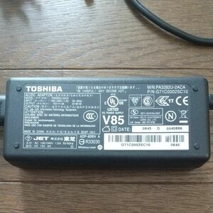 東芝 TOSHIBA ACアダプター 電源アダプター PA3282U-2ACA ADP-60RH 通電確認 純正