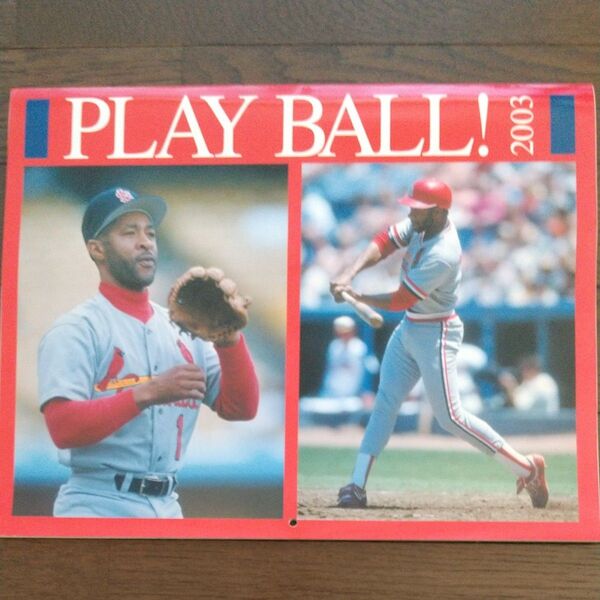 MLB メジャーリーグ カレンダー PLAY BALL! 2003