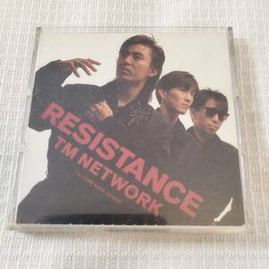 中古 8㎝CD　邦楽　TM NETWORK　　Resistance　/Come back to Asia　　歌詞付　9㎝角縮刷収納ケース付　