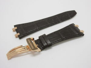  unused goods!*o-tema*pige Royal oak for original D buckle K18PG* original leather band attaching![103942]