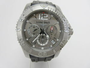 * Longines Hydro Conquest XL chronograph L3.665.4 men's self-winding watch * guarantee attaching![101701]