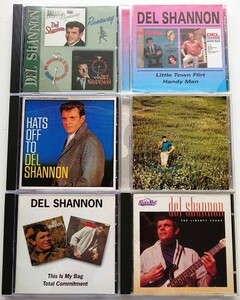 【送料無料】デル・シャノンDEL SHANNON 6CD[Runaway/1661 Seconds]+[HATS OFF TO]+[This Is My Bag/Total Commitmeit]+[ LIBERTY YEARS]他