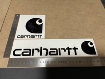 カーハート　carhartt カッティング　ステッカー　黒2枚_画像1