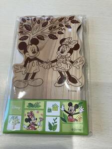 ディズニー　オリジナル木製　スマホスタンド　ミッキー　ミニー　ノベルティ　非売品　日本製