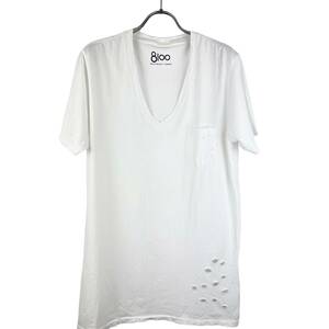 Ron Herman (ロンハーマン) Damaged T Shirt (white)