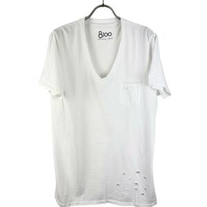 Ron Herman (ロンハーマン) Damaged T Shirt (white) 8