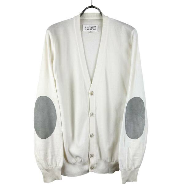 Maison Margiela (メゾン マルジェラ) White Knit Cardigan 2013AW (white)