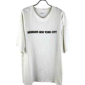 SATURDAYS New York City (サトディー) Rockway Newport Point T Shirt (white)