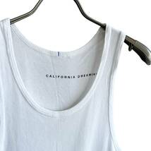 California Dreaming(カリフォルニアドリーミング) Nosleeve T Shirt (white)_画像3