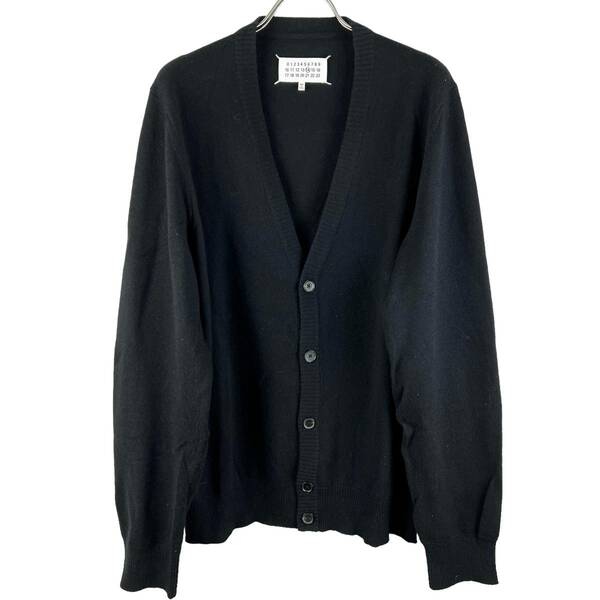 Maison Margiela (メゾン マルジェラ) Patched Sleeve Knit Cardigan (black)