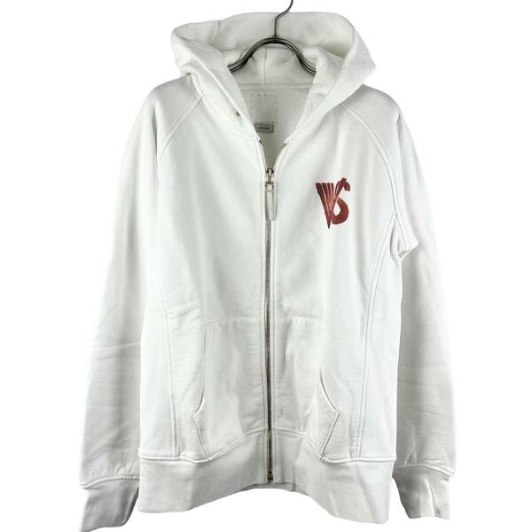 VISVIM(ビズビム) STENCIL VINTAGE HOODIE F.Z. (white)