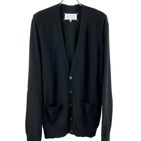 Maison Margiela (メゾン マルジェラ) Stretch Stripe Knit Cardigan 2013AW (black)