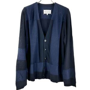 Maison Margiela (メゾン マルジェラ) Structure Connection Knit Cardigan 2015AW (blue)