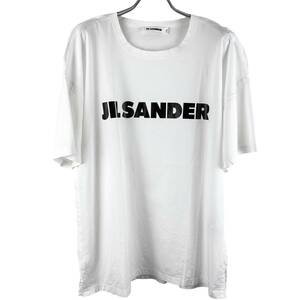 JIL SANDER(ジルサンダー) Oversized Drop Shoulder Material Switch T Shirt (white)