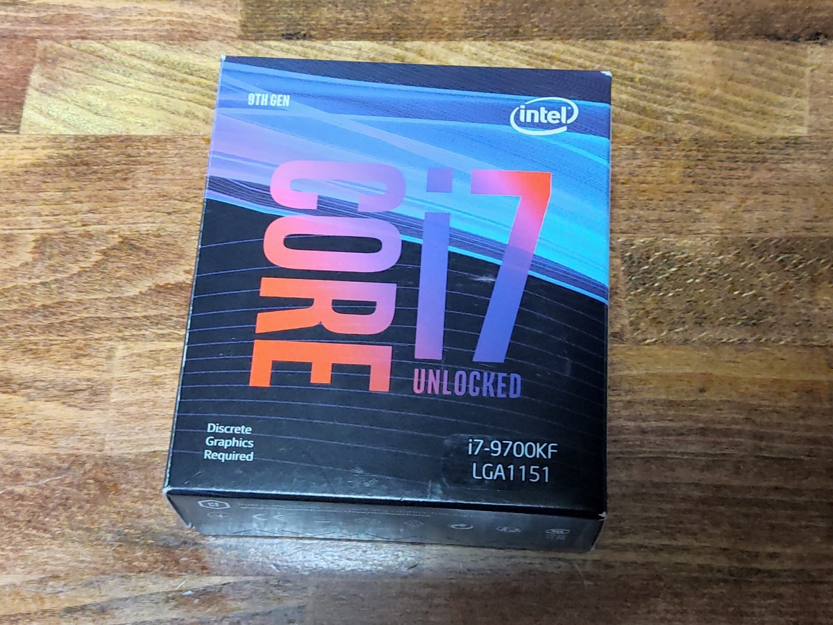☆INTEL CPU Core i7-9700/8コア/8スレッド/3.00GHz/LGA1151/BIOS起動