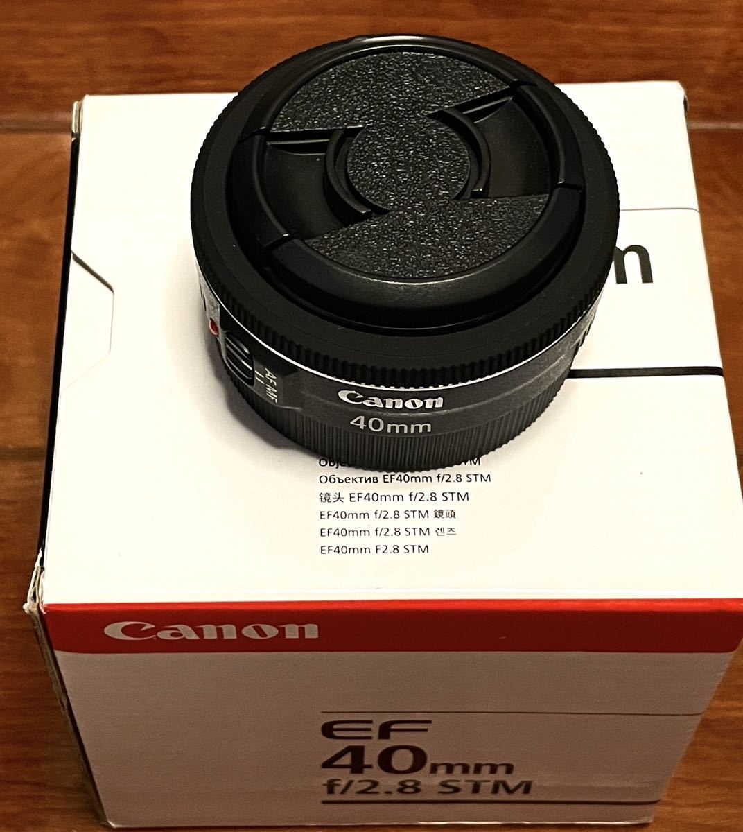 Canon 単焦点レンズEF40mm F2.8 STM 展示品/動作未チェック品455 