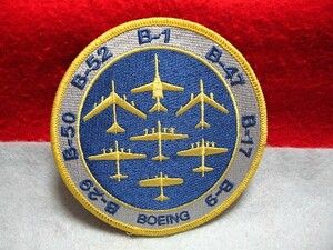 【福】　戦闘機柄　ワッペン　B-1 B-52 BOEING 郷土玩具