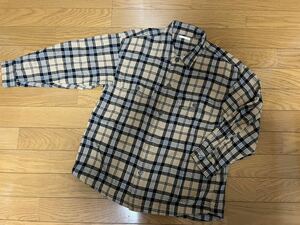 キッズ★チェック柄シャツ★長袖シャツ★150cm★チェックシャツ