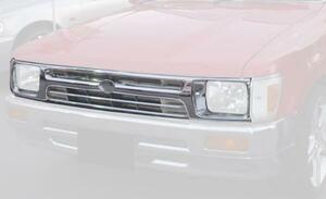 送料無料 トヨタ ハイラックス ピックアップ フロント クロームメッキグリル YN80 YN86 LN85 LN86 2WD ラジエーターグリル オールメッキ