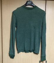 ビンテージ　2001年買収される前の アバクロンビー&フィッチ ワッフルロンT 長袖Tシャツ 希少なMUSCLE ライン メンズM仕上がり最高です_画像5