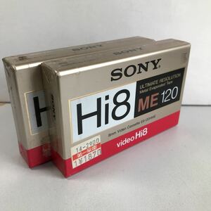SONY 8mmビデオテープ　Hi8 ME120(2個セット)