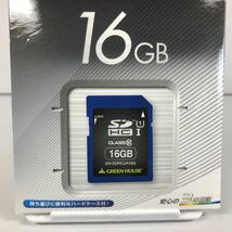 グリーンハウス SDHC UHS-I 40MB/s CLASS⑩16GB(新品未使用)(自宅保管品)_画像3