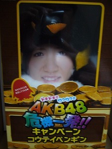 Free shipping AKB48×WONDA Emperor Penguin Minami Takahashi Not for sale, Celebrity Goods, photograph