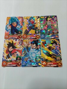 送料無料　ドラゴンボールヒーローズ　最強ジャンプ　Pカード PJS 6枚セット　未使用品 孫　悟空　ベジータ