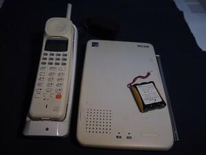 SAXA(Tamra)製　WS240コードレス電話機セット　中古品　基本動作確認済み　[S835]