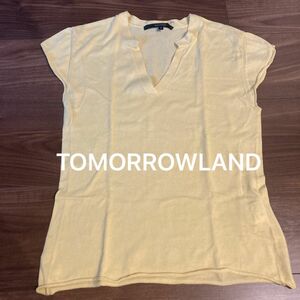 TOMORROWLAND カットソー フレンチスリーブ　イエロー