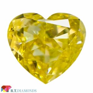 FANCY INTENSE YELLOW 0.220ct HS/RT2046/CGL