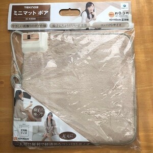 TEKNOS new goods electric mat 40×40cm hot mat small size EC-K4000 unused goods Tecnos 