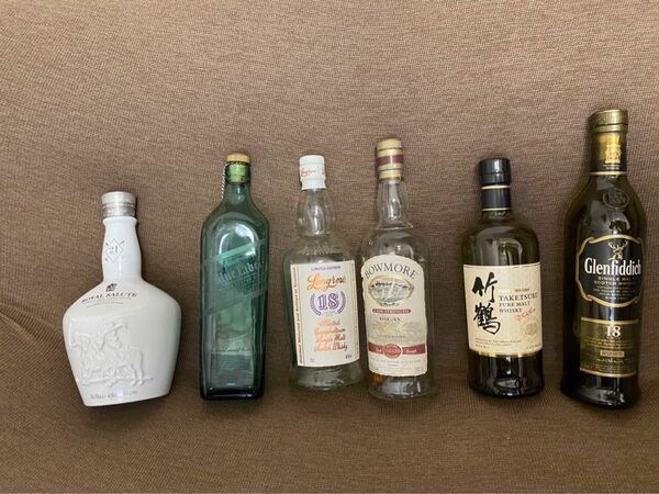 【最終値下げ】高級ウイスキー　空瓶　6本